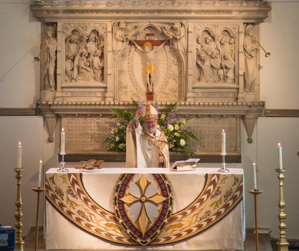 The White Altar Frontal for St. Mary’s Church Beaconsfield